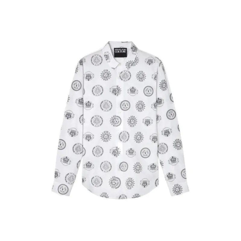 VERSACE JEANS COUTURE Shirts Men White-0