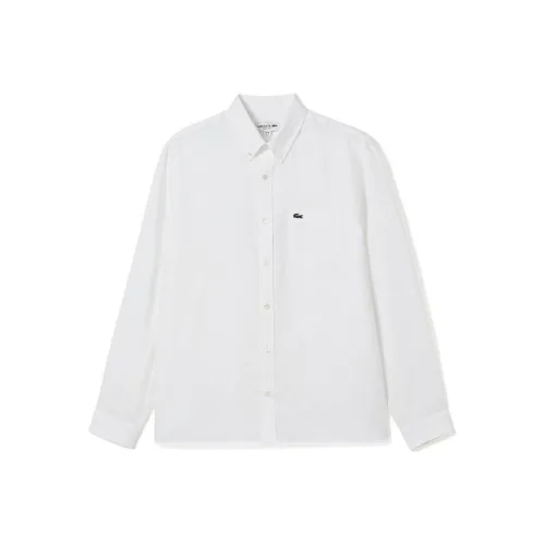 LACOSTE Logo embroidered Button down Shirt