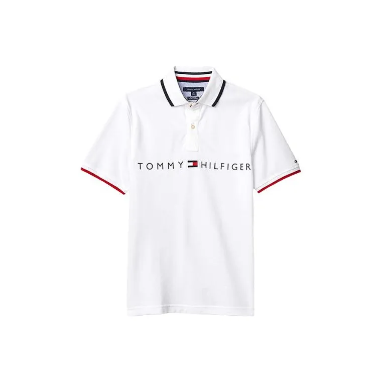 Tommy Hilfiger Polo Shirt Men's White-0