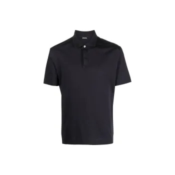 Zzegna Short sleeve Cotton Polo Shirt