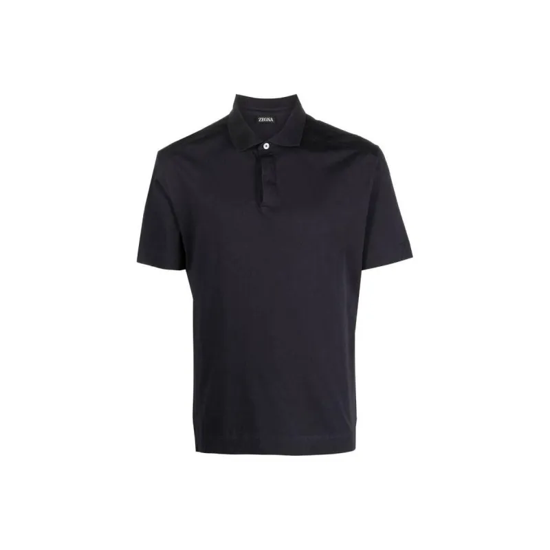 Zzegna Short sleeve Cotton Polo Shirt-0