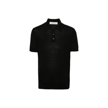 Golden Goose Logo Patch Polo Shirt
