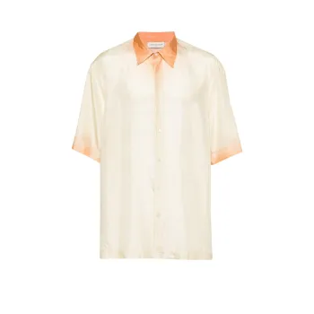 DRIES VAN NOTEN Cassidye Tie-Dyed Short-Sleeved Shirt
