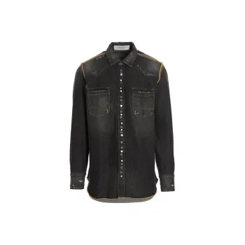 Golden Goose SS22 Shirt Men's Gray