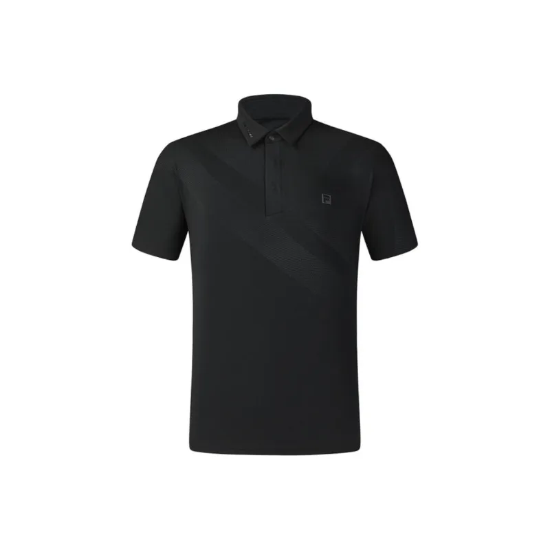 FILA Golf Series Polo Shirt Men's Black-0