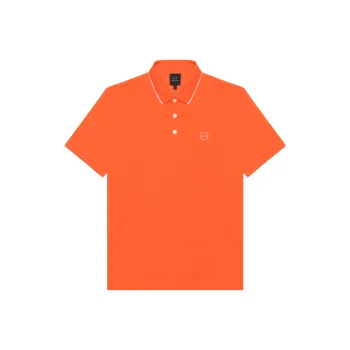 ARMANI EXCHANGE Polo Shirts Men Orange