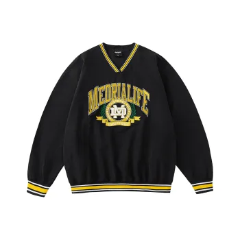 MEDRIA Sweatshirt Unisex Black Yellow