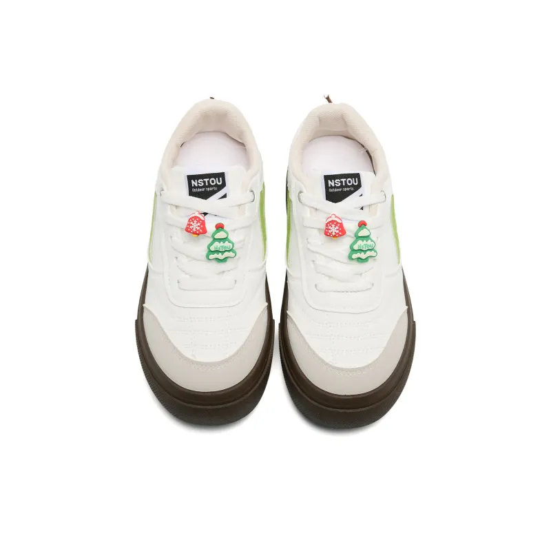 ABCIO Skateboard Shoes Women's Low Top One Bite Apple/One Sip Persimmon-9