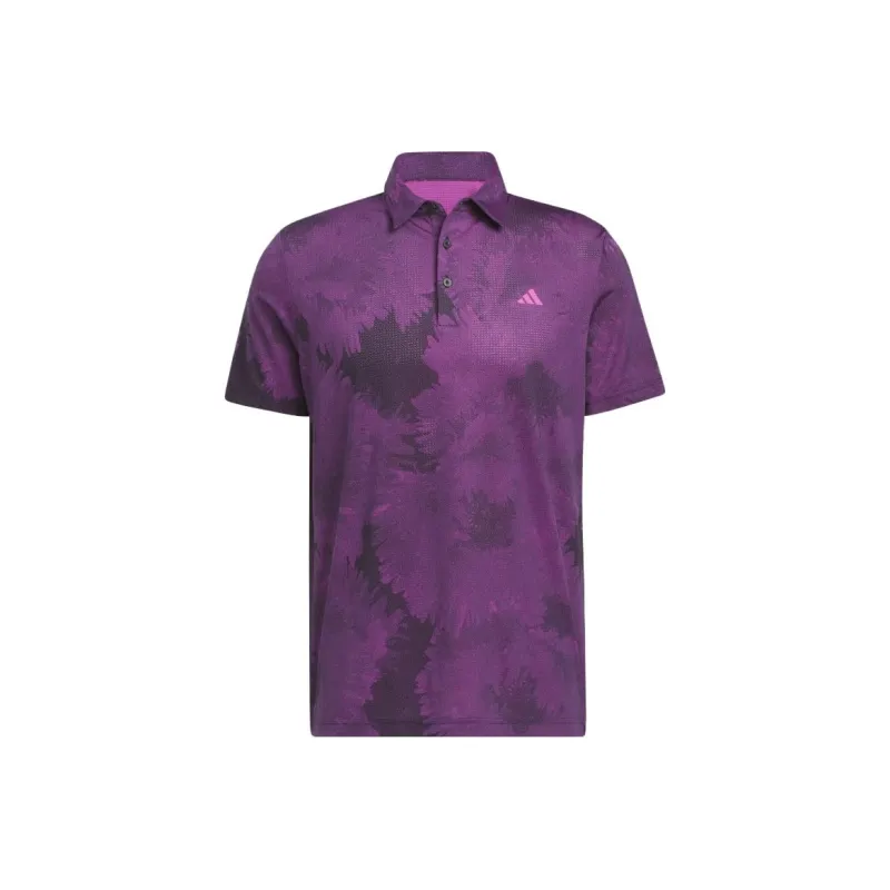 Adidas Free Shipping With AdiClub Flower Mesh Golf Polo Shirt-0