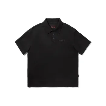 LiNing Polo Shirt Unisex Dry Black