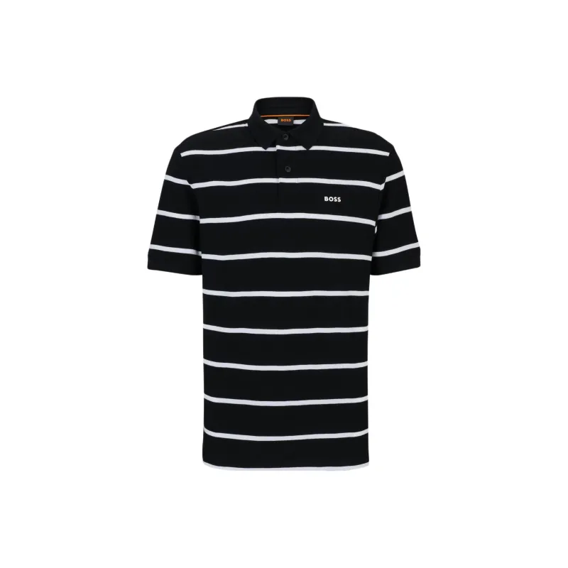 Boss Pales Stripe Polo Shirt-1