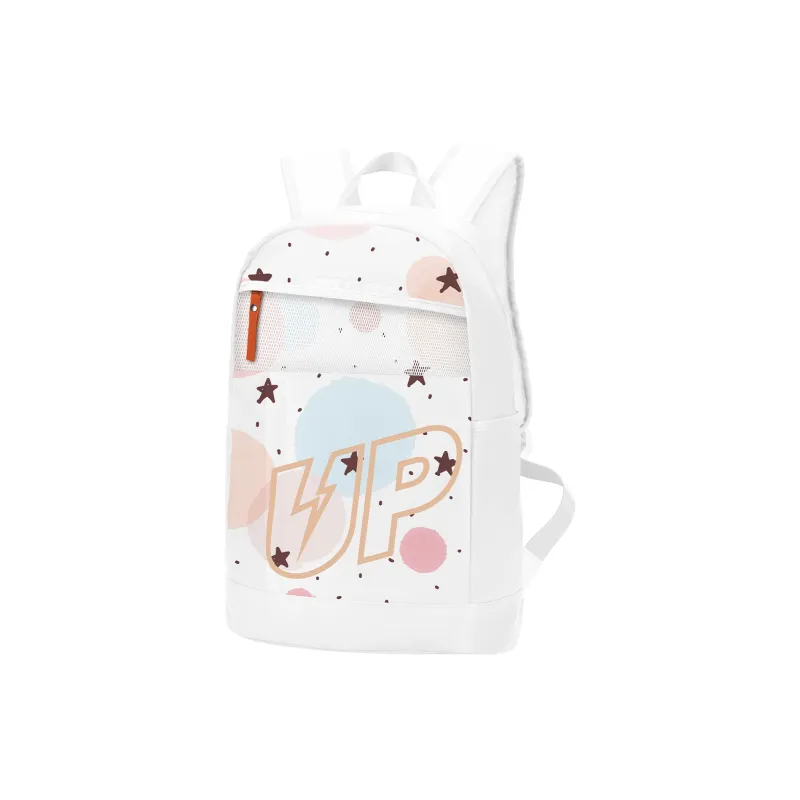 TURN UP Polyester Backpack Regular Unisex White-1