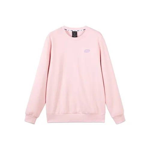Skechers Sweatshirt Unisex Gray Pink