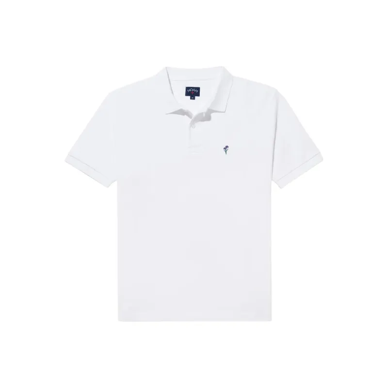 NOAH SS25 Polo Shirt Men's White-0
