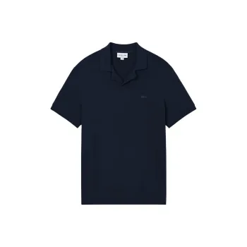 LACOSTE Open Neck Paris Polo Shirt