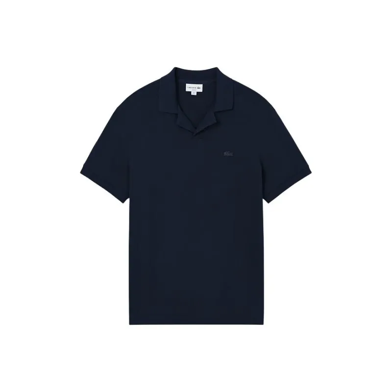 LACOSTE Open Neck Paris Polo Shirt-0
