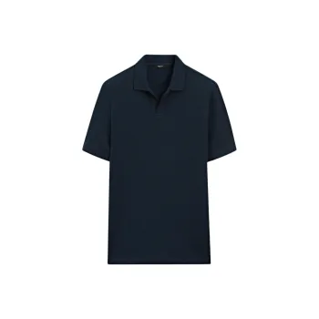 Massimo Dutti Polo Shirt Men's Sea Blue