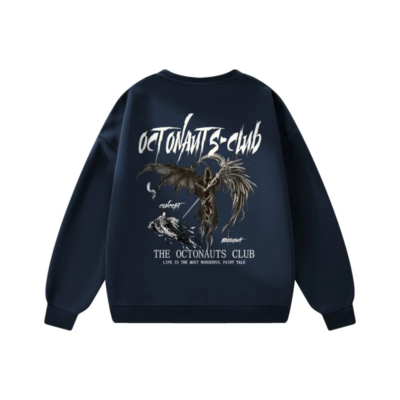 Small Columns Under The Sea Sweatshirt Unisex-2