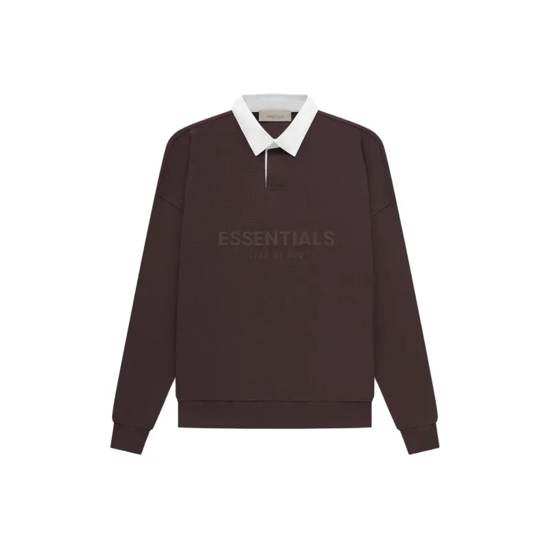 Fear Of God Essentials Waffle Henley Rugby-0