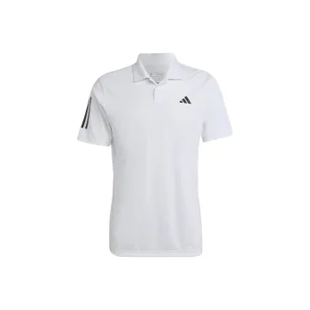 Adidas Free Shipping With AdiClub Club 3 Stripes Tennis Polo Shirt
