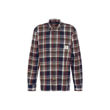 BARBOUR Shirt Men's Classic Navy Blue