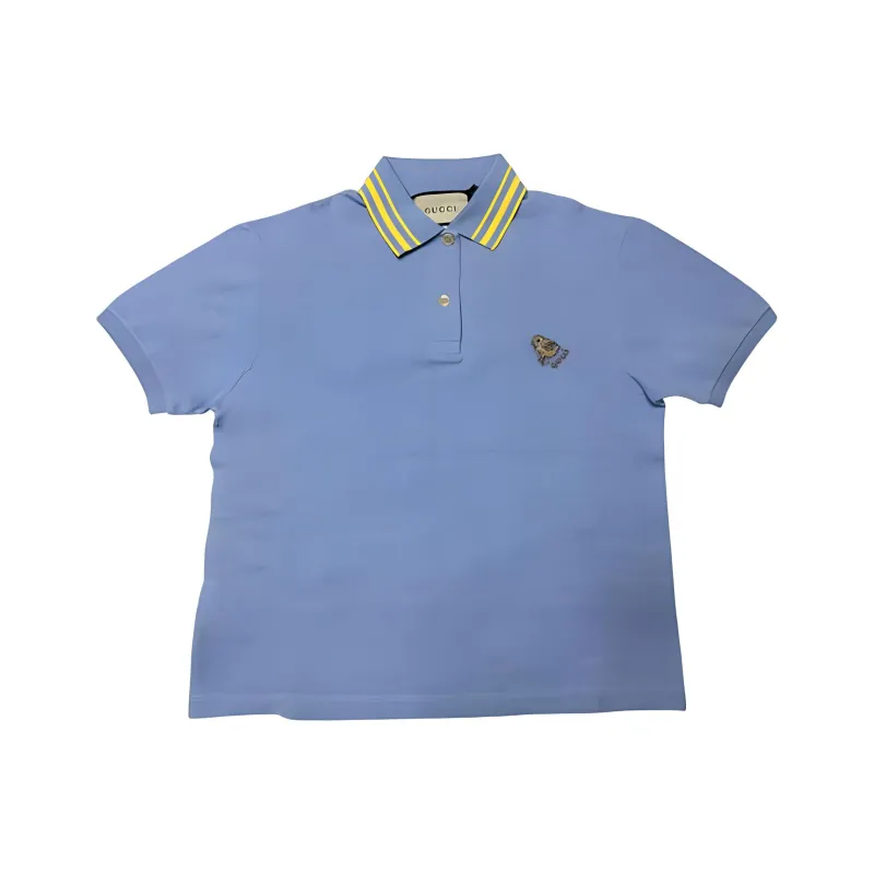 GUCCI SS23 Polo Shirt Men's Blue-0