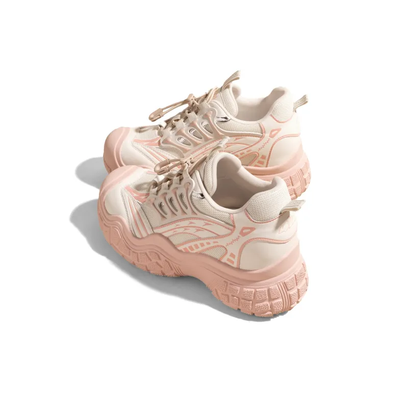 KODI Slip Resistant, Abrasion Resistant, Breathable Low Top Chunky Sneakers Women's-8