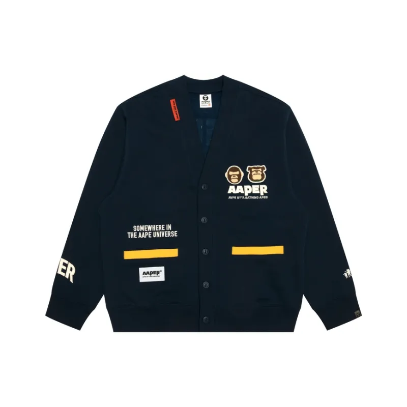 Aape Aaper Button Down Cardigan-2