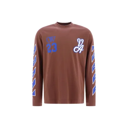 OFF-WHITE Graphic-print Long-sleeve T-shirt