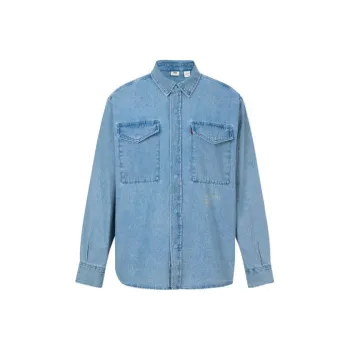 Levis Shirts Men Blue