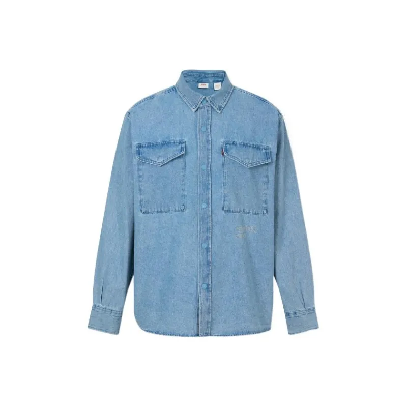 Levis Shirts Men Blue-0