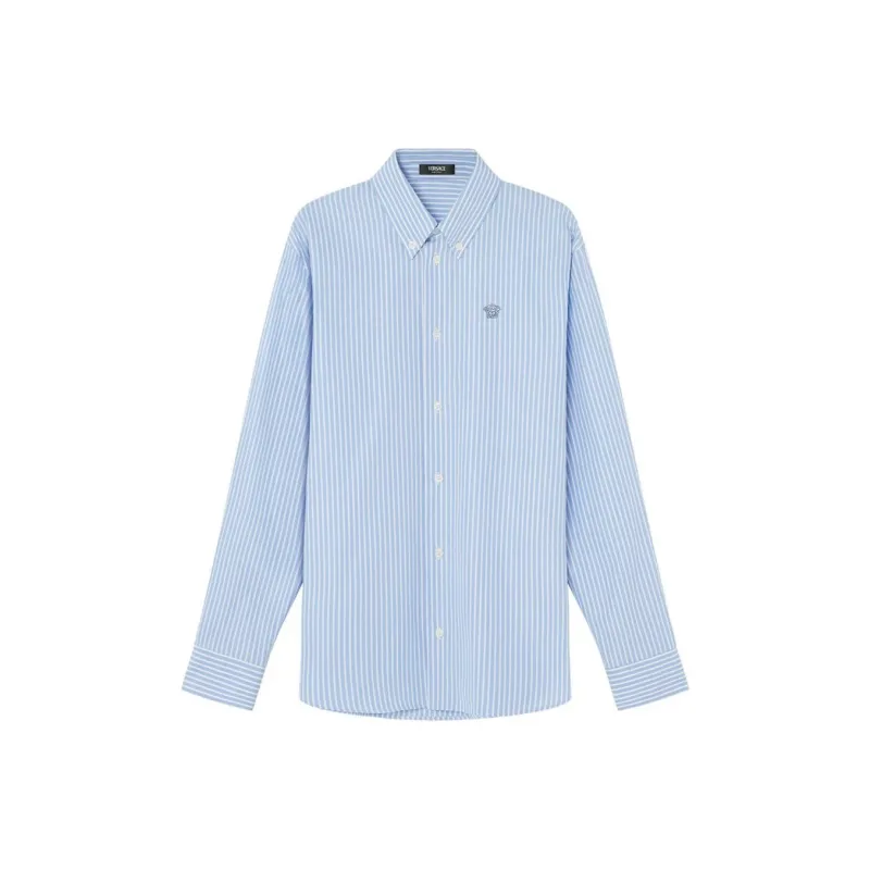 VERSACE Striped Long Sleeved Shirt-0