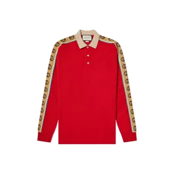 GUCCI Polo Shirts Men Red