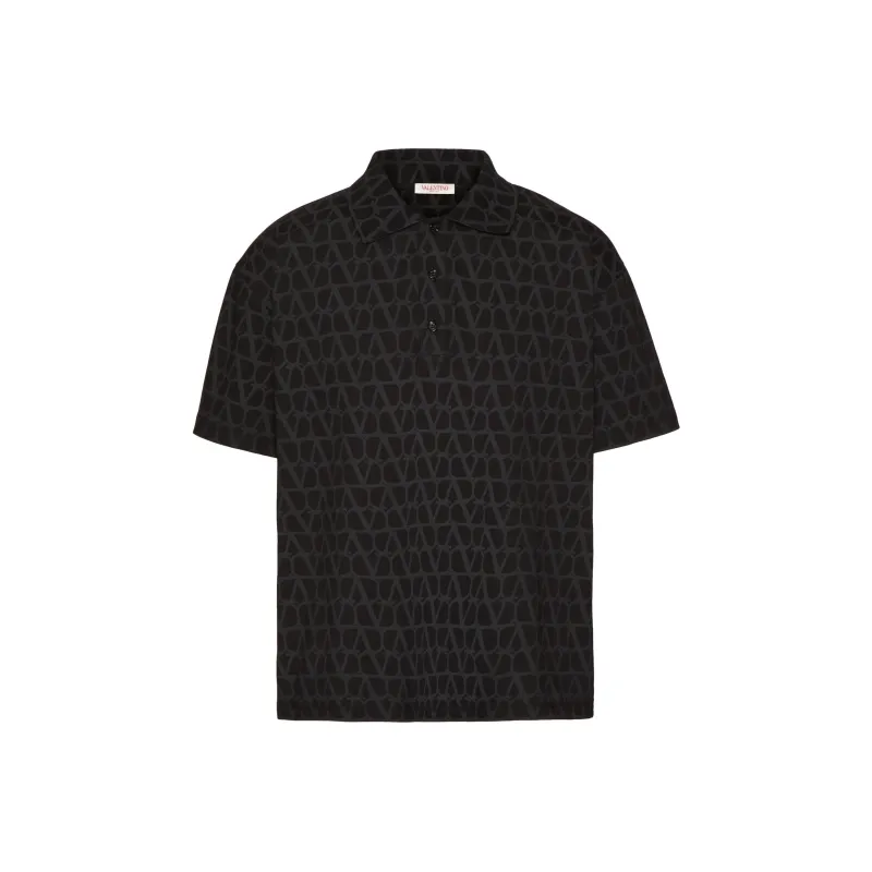 Valentino Polo Shirt Men's Black-0