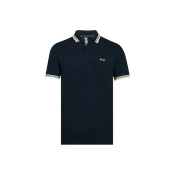 HUGO BOSS Polo Shirts Men Navy Blue