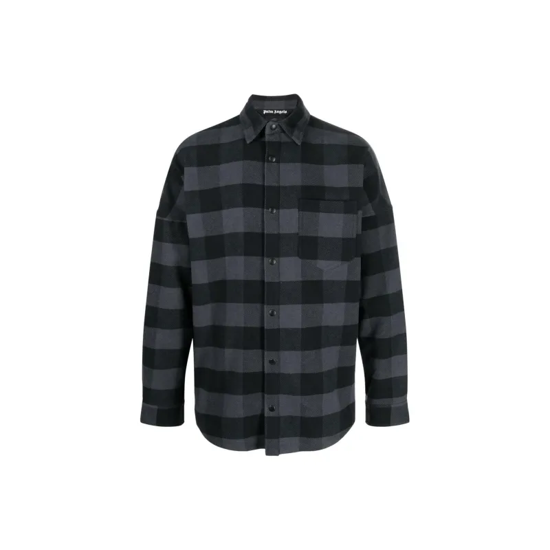 PALM ANGELS Classic Logo Overshirt-0