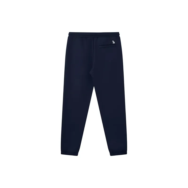 HAZZYS Knitted Sweatpants Men's Navy Blue-1
