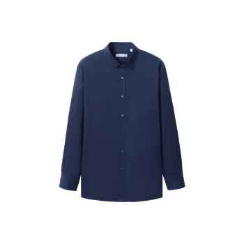 GOLDLION Shirts Men Navy Blue 95