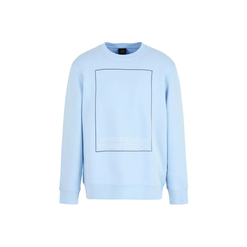 ARMANI EXCHANGE Milano Edition print Cotton Sweatshirt-0
