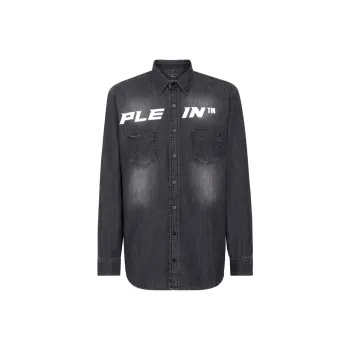 PHILIPP PLEIN Shirts Men Gray