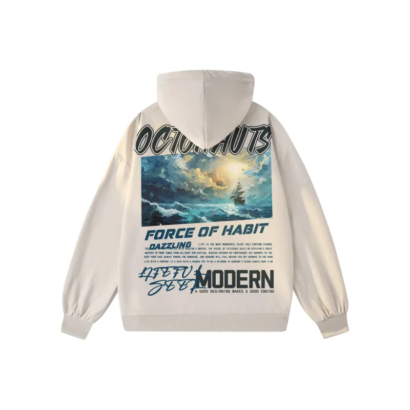 Small Columns Under The Sea Hoodie Unisex-14