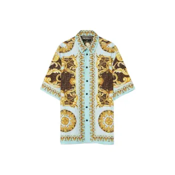VERSACE Fendace Wild Baroque Silk Shirt