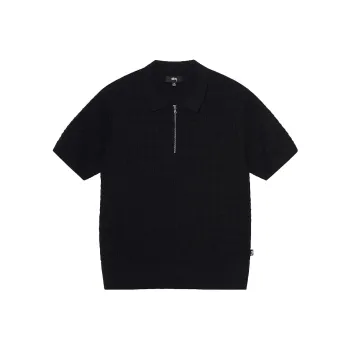 Stussy Half Zip Polo Sweater