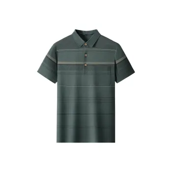 H YXIANG Polo Shirts Men