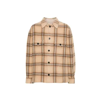 ISABEL MARANT Kervon Checked Straight Hem Jacket