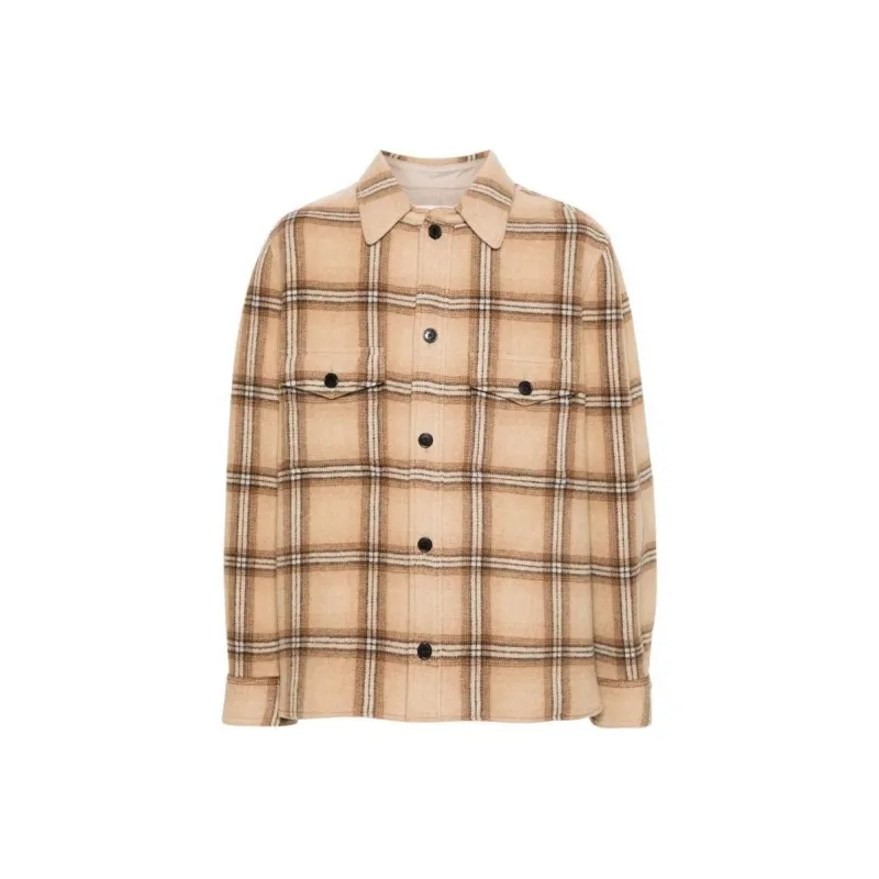 ISABEL MARANT Kervon Checked Straight Hem Jacket-0