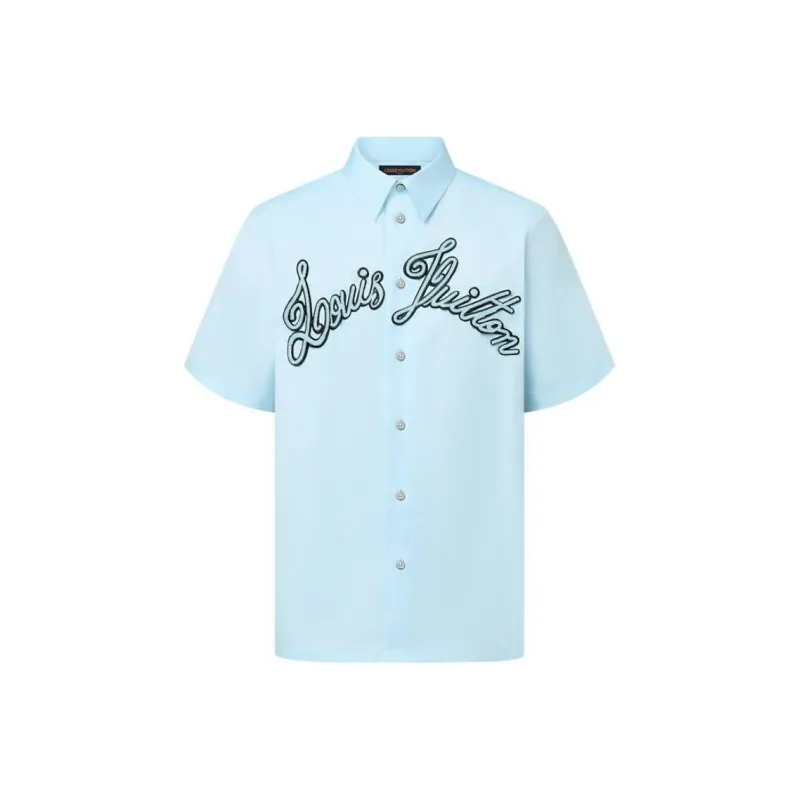 LOUIS VUITTON SS24 Shirt Men's Blue-0