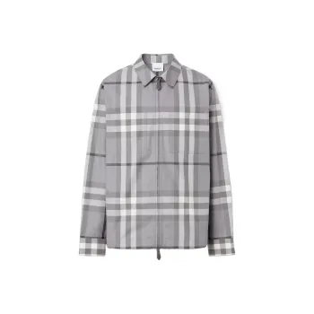 Burberry Zip Front Shirt