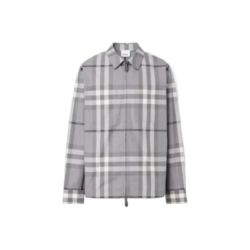 Burberry Zip Front Shirt