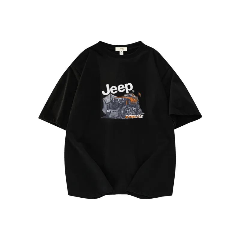 Jeep Pasture Horse Lifestyle T Shirt Unisex-0